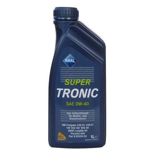 Моторное масло Aral SuperTronic 0W-40 1л в Татнефть