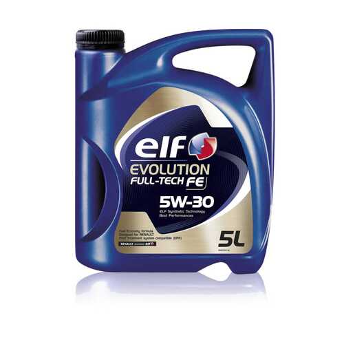 Моторное масло elf Evolution Full-Tech FE 5W-30 5л в Татнефть