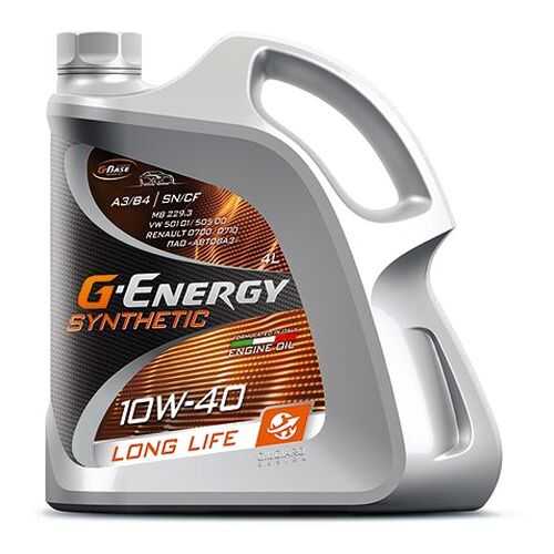 Моторное масло G-Energy Synthetic LongLife 10W-40 4л в Татнефть