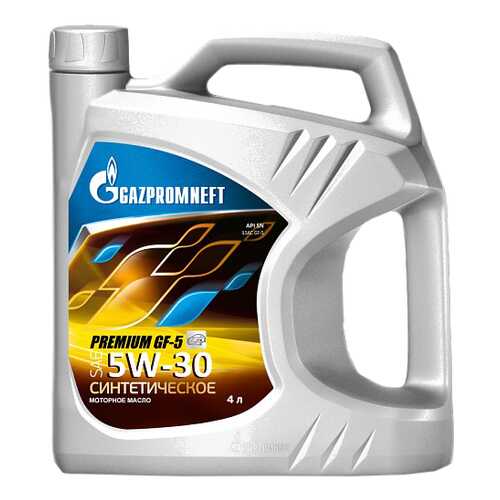 Моторное масло Gazpromneft Premium GF-5 5W-30 4л в Татнефть