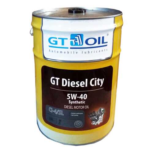 Моторное масло GT-Oil Diesel City 5W-40 20л в Татнефть