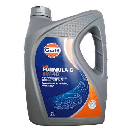Моторное масло Gulf Formula G 5W-40 4л в Татнефть