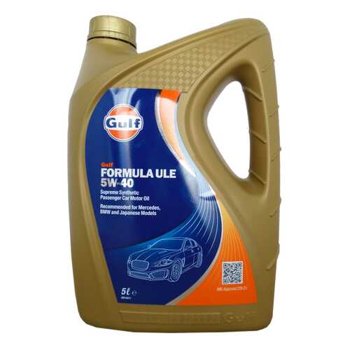 Моторное масло Gulf Formula ULE 5W-40 5л в Татнефть