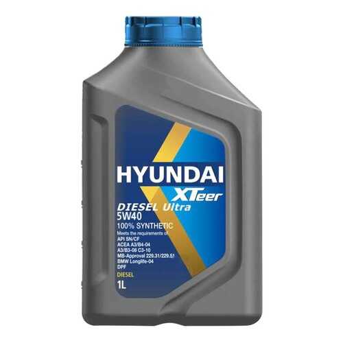 Моторное масло Hyundai-KIA Diesel Ultra 5W-40 1л в Татнефть