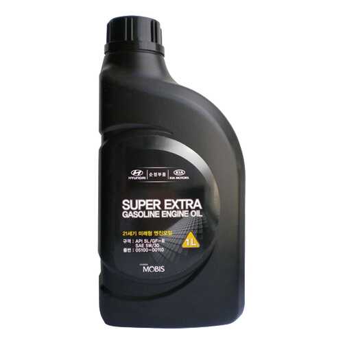 Моторное масло Hyundai Super Extra Gasoline SAE 5W-30 4л в Татнефть