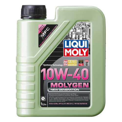 Моторное масло Liqui moly Molygen New Generation 10W-40 1л в Татнефть