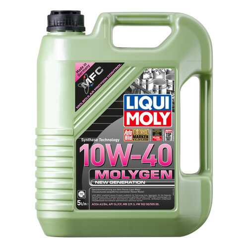 Моторное масло Liqui moly Molygen New Generation 10W-40 4л в Татнефть