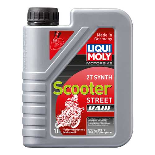 Моторное масло Liqui moly Motorbike 2T Synth Scooter Street Race TD 10W-30 1л в Татнефть