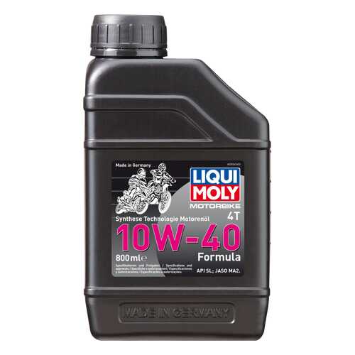 Моторное масло Liqui moly Motorbike 4T Formula 10W-40 0,8л в Татнефть