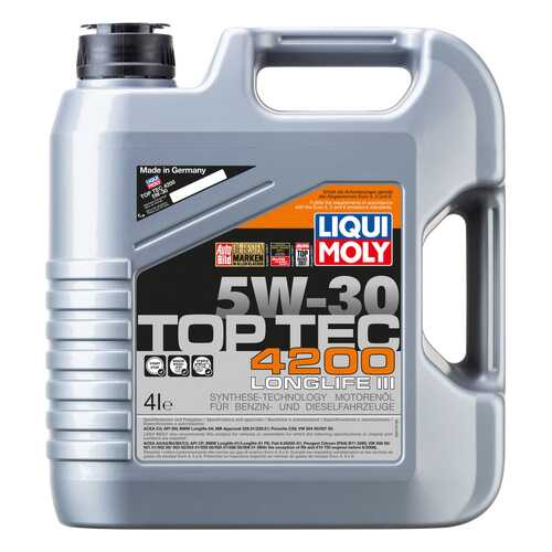 Моторное масло Liqui moly Top Tec 4200 5w-30 4л в Татнефть