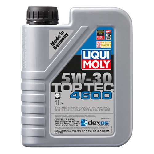 Моторное масло Liqui moly Top Tec 4600 5W-30 1л в Татнефть