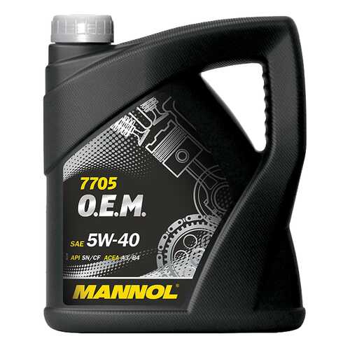 Моторное масло Mannol O.E.M. 5W-40 4л в Татнефть