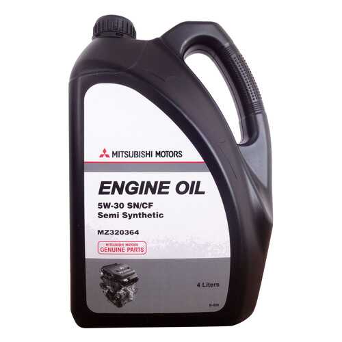 Моторное масло Mitsubishi Engine Oil Semi-Synthetic 5W-30 4л в Татнефть