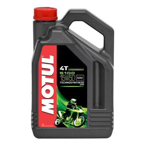 Моторное масло Motul 5100 4T 15W-50 4л в Татнефть