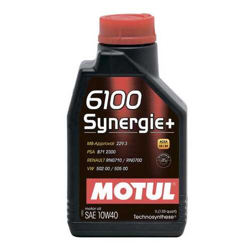 Моторное масло Motul 6100 Synergie + 10w-40 1л в Татнефть