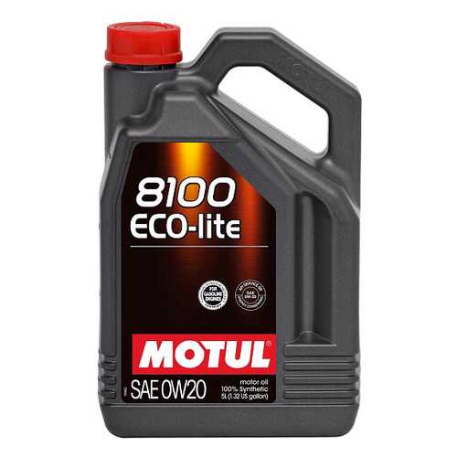 Моторное масло Motul 8100 Eco-lite 0W-20 5л в Татнефть