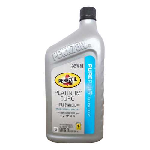 Моторное масло Pennzoil Platinum Euro 5w-40 0,946л в Татнефть