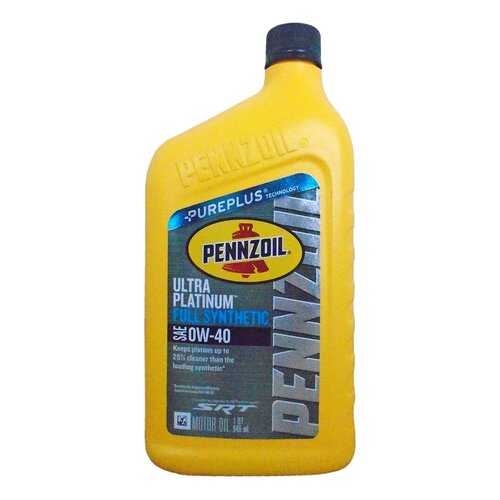 Моторное масло PENNZOIL Ultra Platinum Full Synthetic Motor Oil SAE 0W-40 (0,946л) в Татнефть
