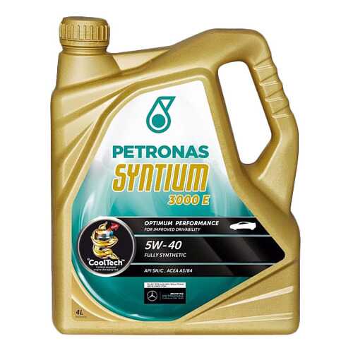 Моторное масло Petronas Syntium 3000 E 5W-40 4л в Татнефть