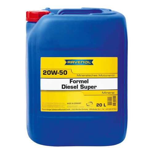 Моторное масло Ravenol Formel Diesel Super 20W-50 20л в Татнефть