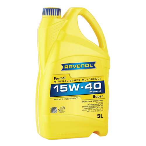 Моторное масло Ravenol Formel Super SAE 15W-40 5л в Татнефть