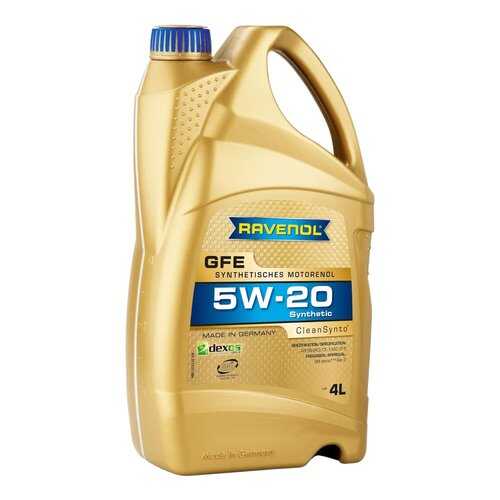 Моторное масло Ravenol GFE SAE 5W-20 4л в Татнефть