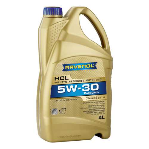 Моторное масло Ravenol HCL SAE 5W-30 4л в Татнефть