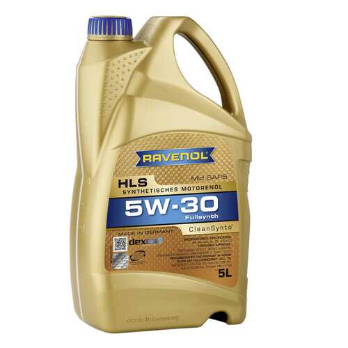 Моторное масло Ravenol HLS SAE 5W-30 5л в Татнефть