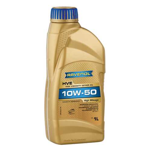 Моторное масло Ravenol HVE High Viscosity Ester Oil SAE 10W-50 1л в Татнефть