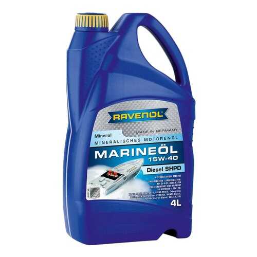 Моторное масло RAVENOL Marineoil Diesel SHPD SAE 15W-40 (4л) new в Татнефть