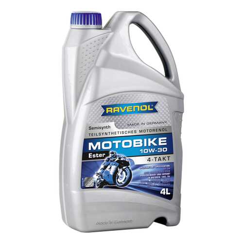 Моторное масло Ravenol Motobike 4-T Ester 10W-30 4л в Татнефть