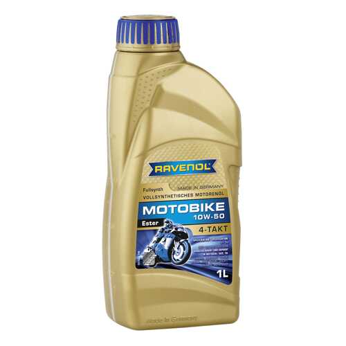 Моторное масло Ravenol Motobike 4-T Ester 10W-50 1л в Татнефть