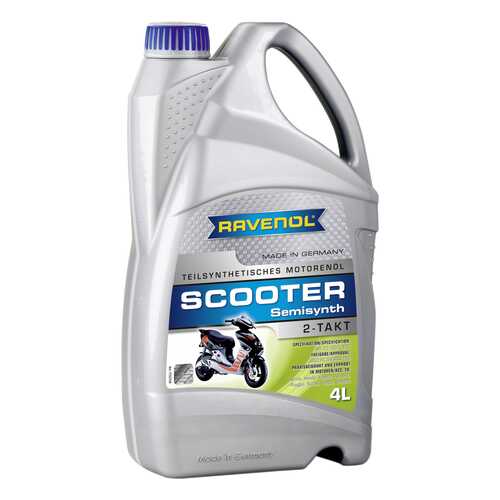 Моторное масло Ravenol Scooter 2-Takt Teilsynt 5W-30 4л в Татнефть