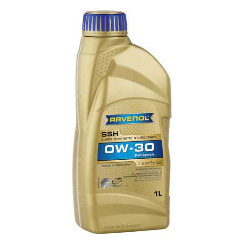 Моторное масло Ravenol Super Synthetic Hydrocrack SSH SAE 0W-30 1л в Татнефть