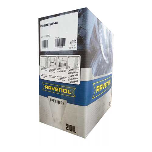 Моторное масло RAVENOL VSI SAE 5W-40 (20л) ecobox в Татнефть