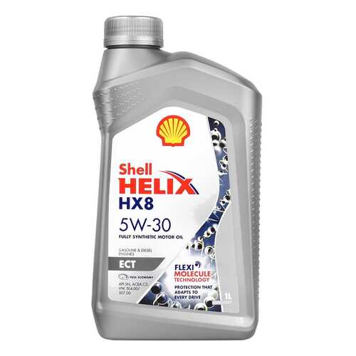 Моторное масло Shell Helix HX8 ECT 5W-30, 1 л, синтетическое в Татнефть