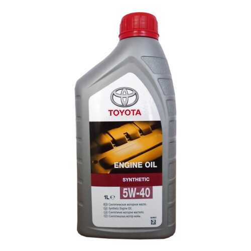 Моторное масло Toyota Engine Oil Synthetic SAE 5W-40 1л в Татнефть