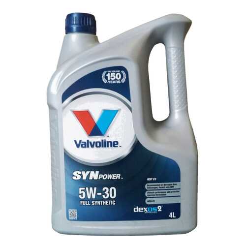 Моторное масло Valvoline Synpower MST C3 SAE 5W-30 4л в Татнефть