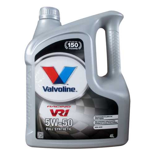 Моторное масло Valvoline VR1 Rasing 5W-50 4л в Татнефть
