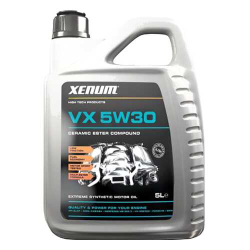 Моторное масло Xenum VRX 5W-30 5 л в Татнефть