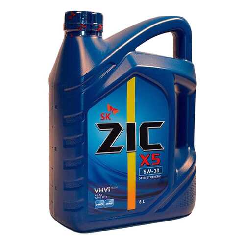 Моторное масло Zic X5 5W-30 6л в Татнефть