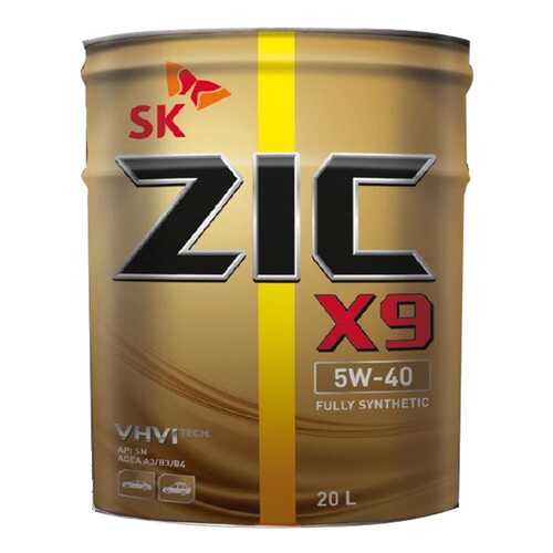 Моторное масло Zic X9 5W-40 20л в Татнефть
