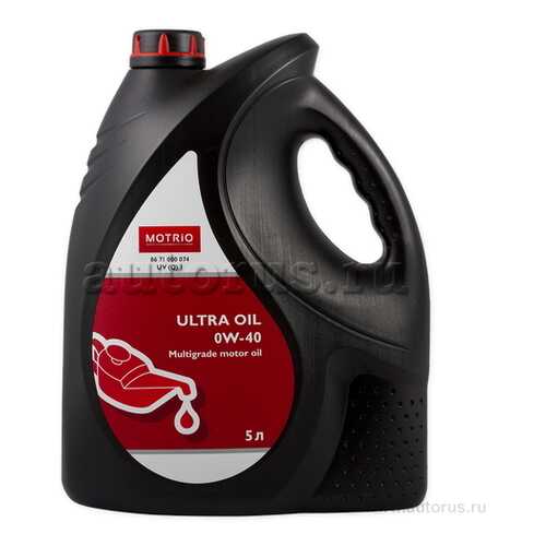MOTRIO Масло Моторное Motrio Ultra 0w40 Синтетическое 5 Л 8671000074 в Татнефть