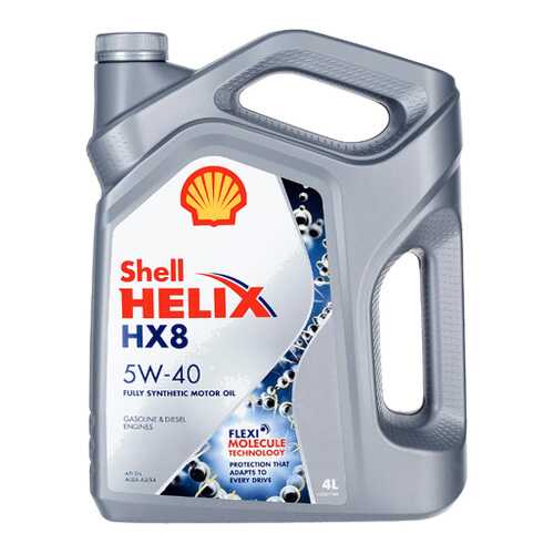 Shell Масло Моторное Синтетическое Helix Hx8 Synthetic 5w-40 4л (550046362) 550051529 в Татнефть