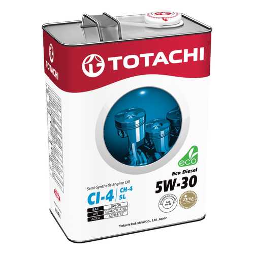 TOTACHI Eco Diesel Semi-Synthetic CI-4/CH-4/SL 5W-30 6л в Татнефть