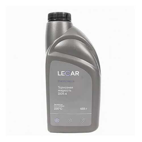 Жидкость тормозная LECAR DOT4 455 г LECAR000011410 в Татнефть