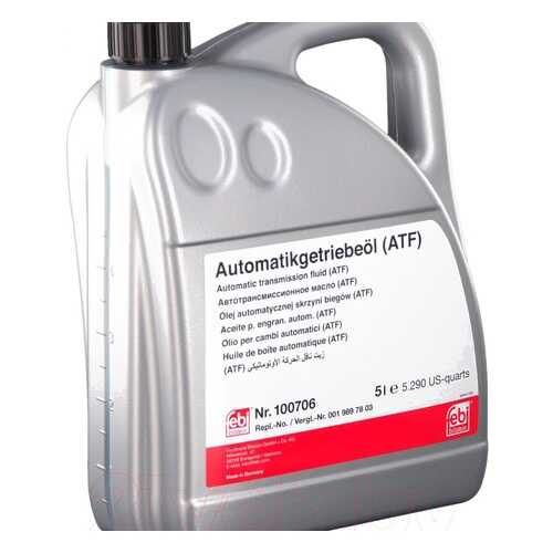 Масло трансмиссионное Febi ATF 5 л 100706 в Татнефть