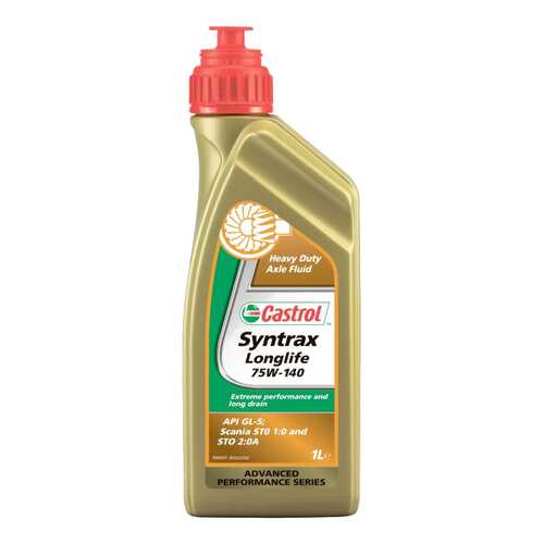 Трансмиссионное масло Castrol Syntrax Longlife 75w140 1л 1543AE в Татнефть