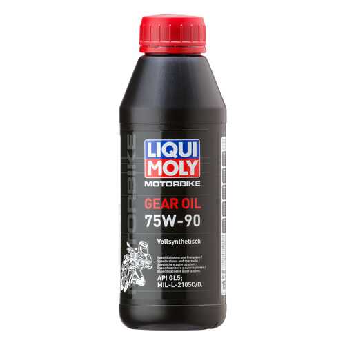 Трансмиссионное масло LIQUI MOLY Motorbike Gear Oil 75w90 0.5л 7589 в Татнефть