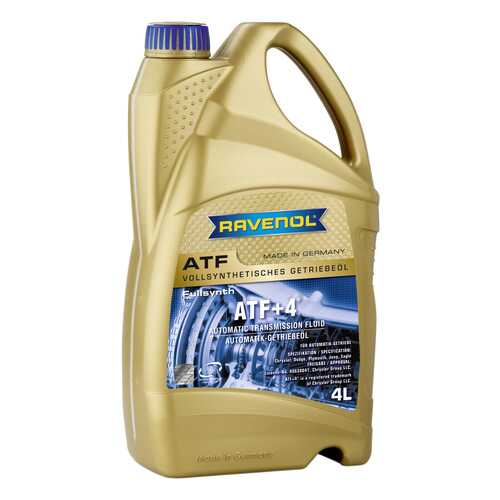 Трансмиссионное масло RAVENOL ATF+4 Fluid 4л 1211100-004 в Татнефть